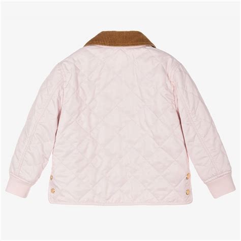 burberry big kid jacket|Burberry girls' diamond quilted jacket.